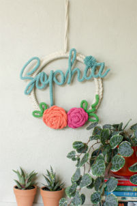 Letters with Roses image