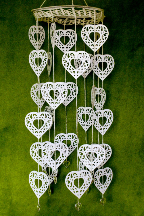 Valentine (Paper/Cotton thread/Beads (Offwhite)) image