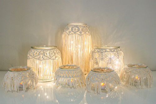 Glass Lanterns (Cotton cord (Offwhite)) image